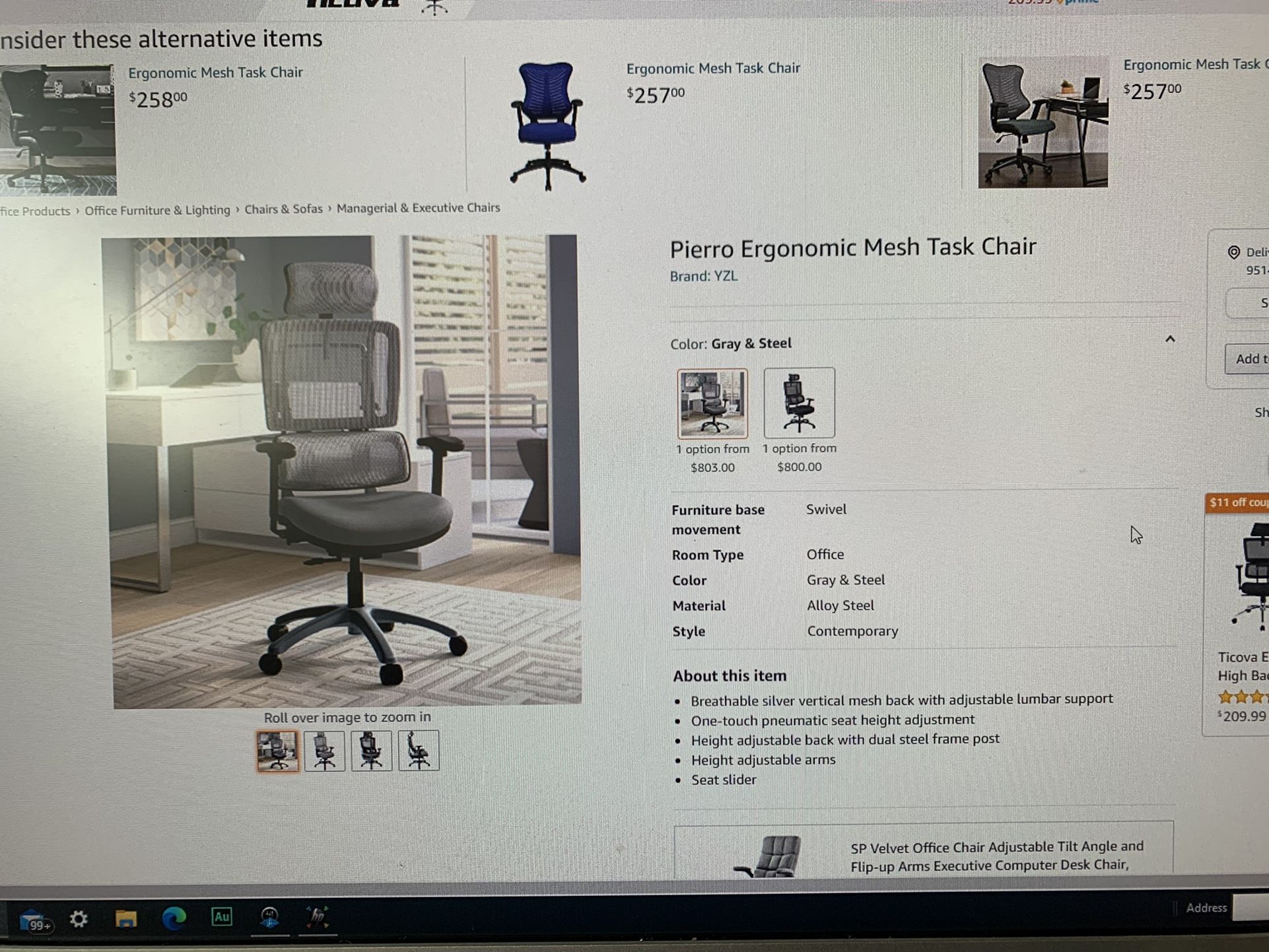 Pierro Ergonomic Mesh Task Chair