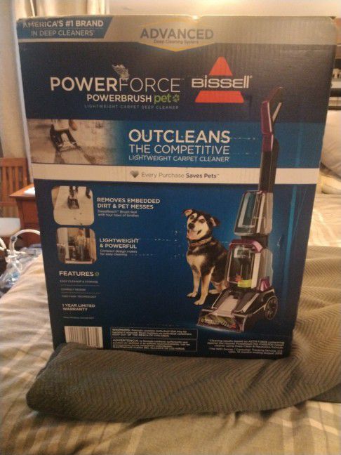 Bissell Powerforce Powerbrush Pet Carpet Shampooing Machine 