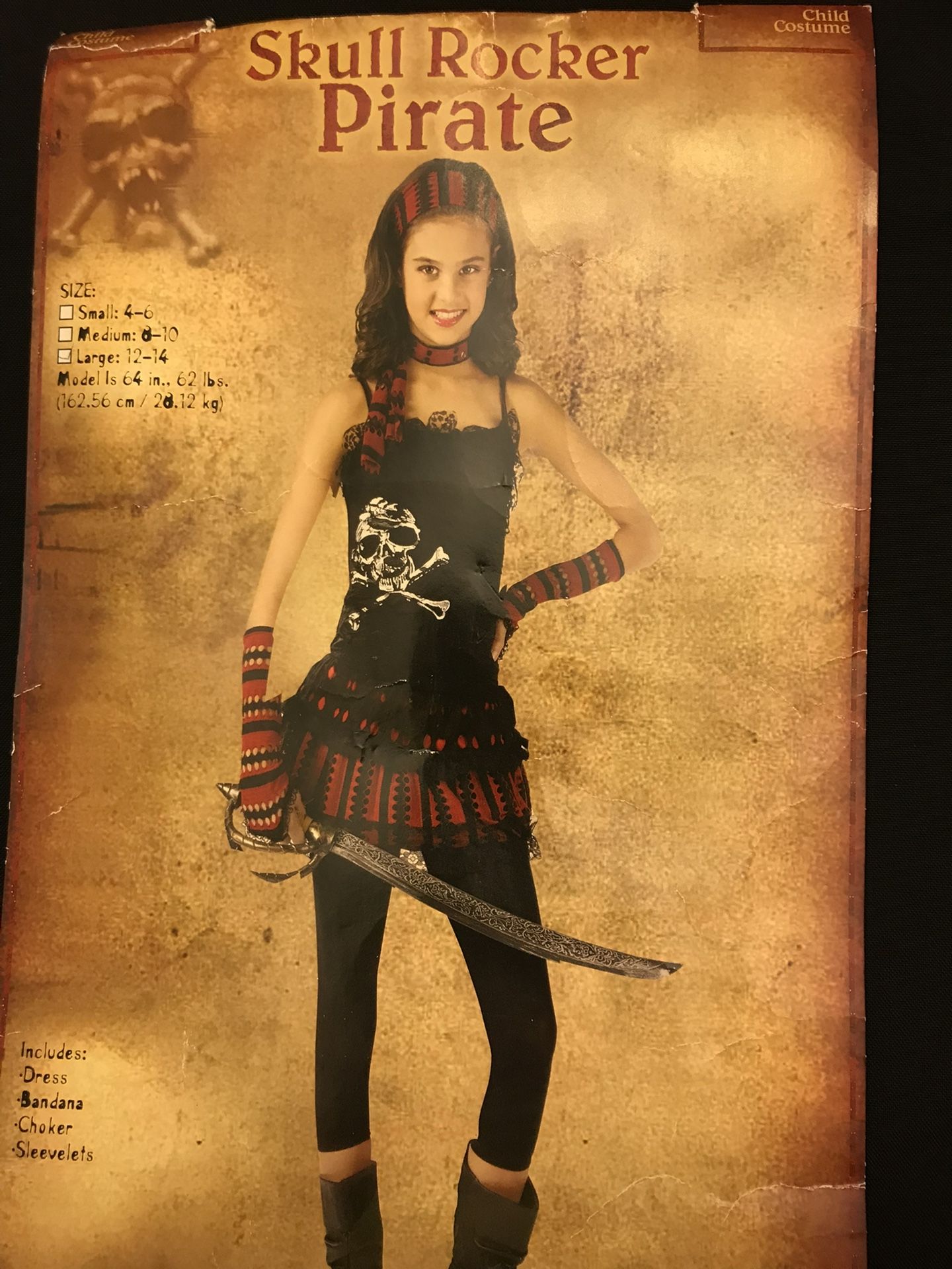 Girls Pirate Halloween Costume
