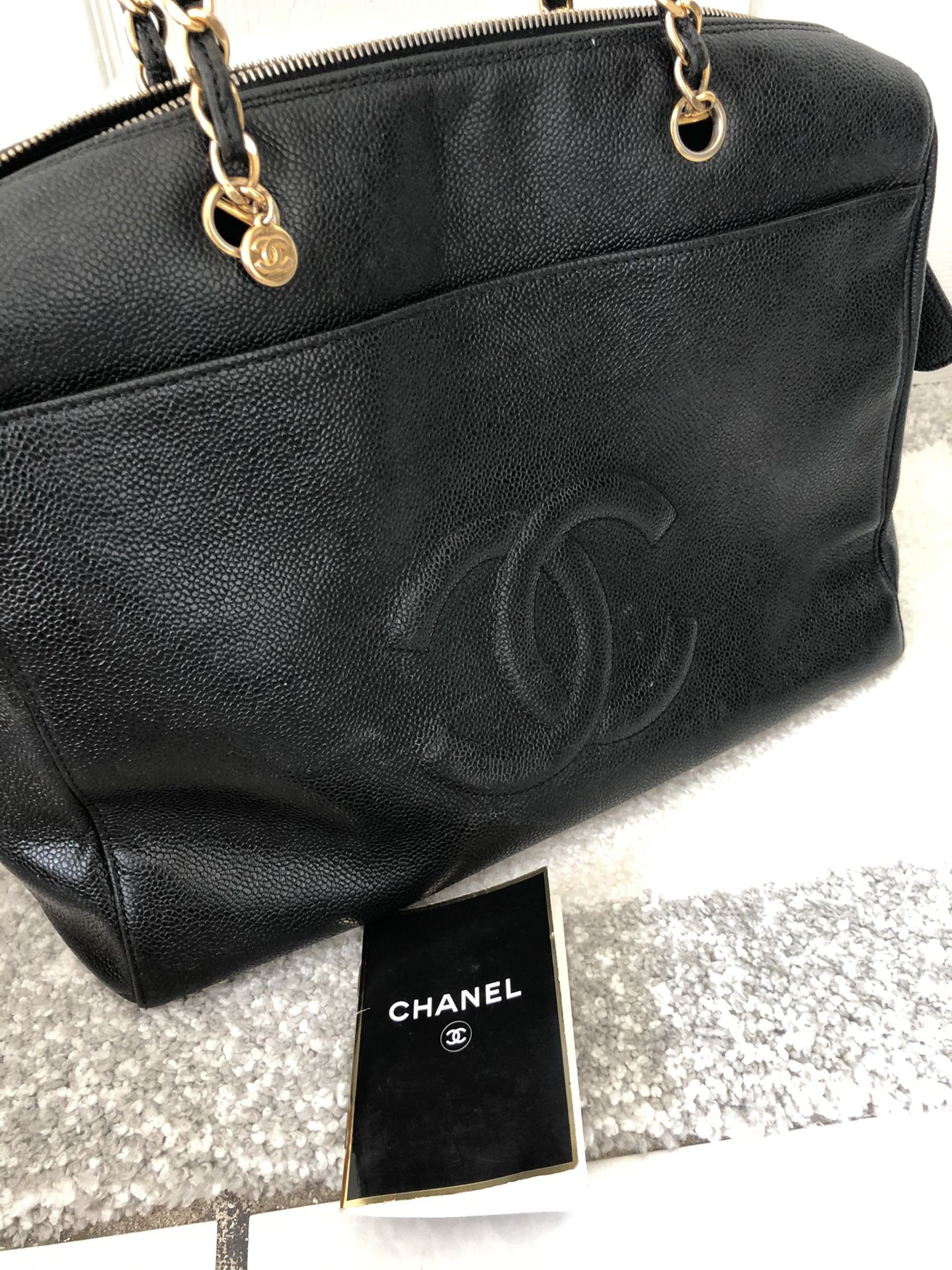 CHANEL BOSTON LARGE SHOULDER AUTHENTIC BAG