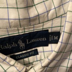 Ralph Lauren Polo Men’s Button Down Dress Shirt - Sz M Thumbnail
