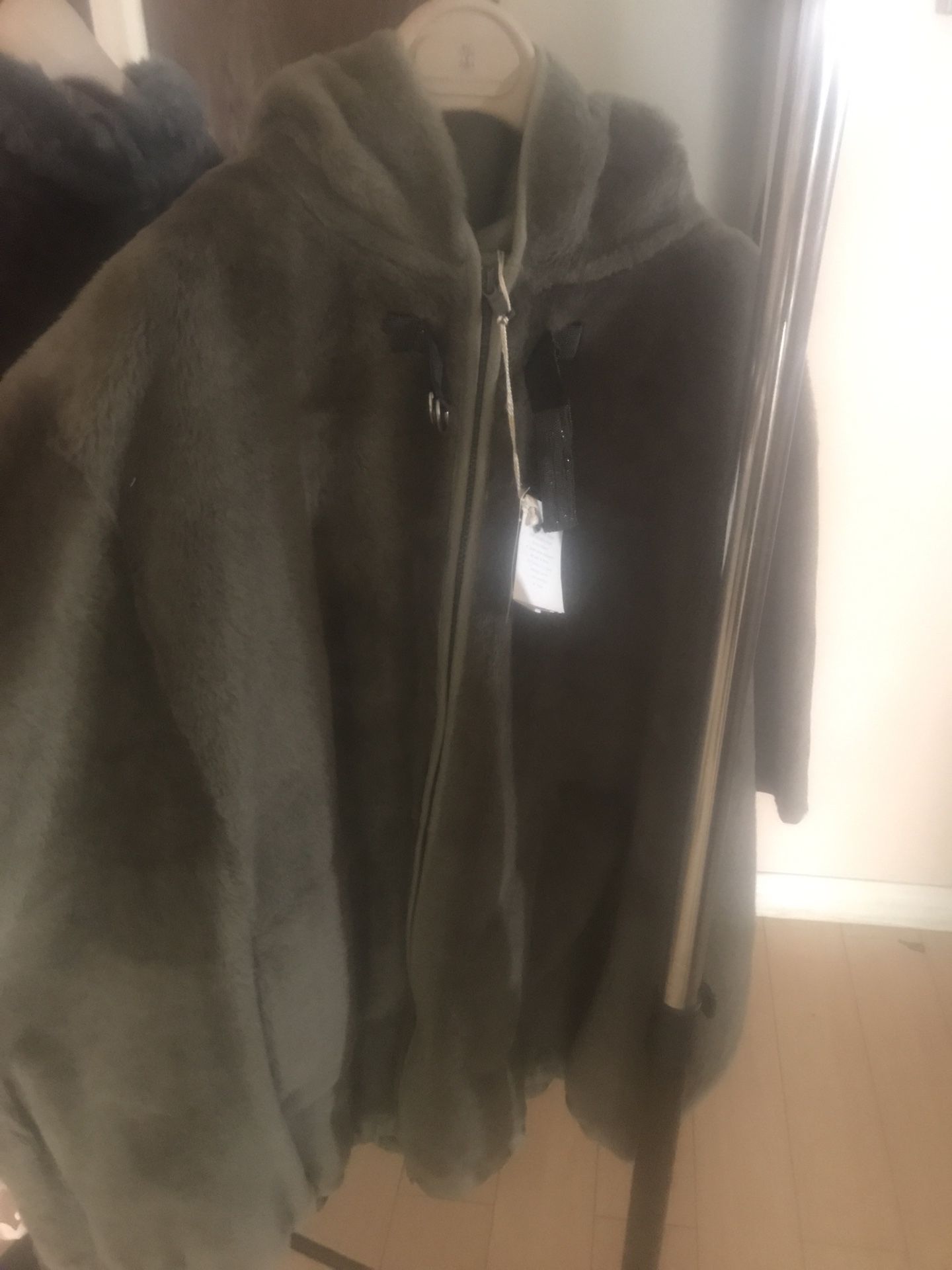 Brunello Cucinelli Shearling poncho style coat. Brand new!!