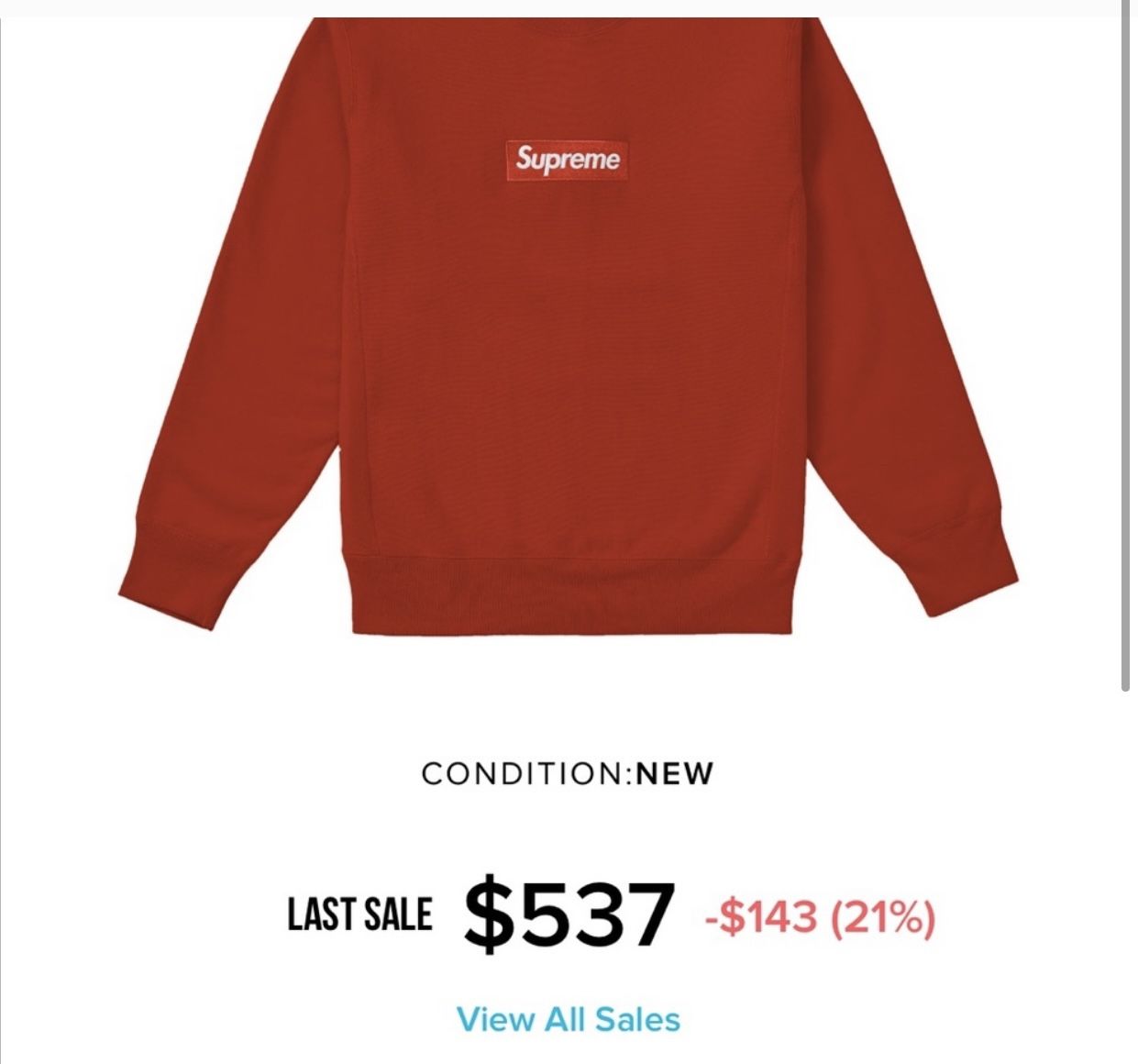 Supreme Box Logo Crewneck