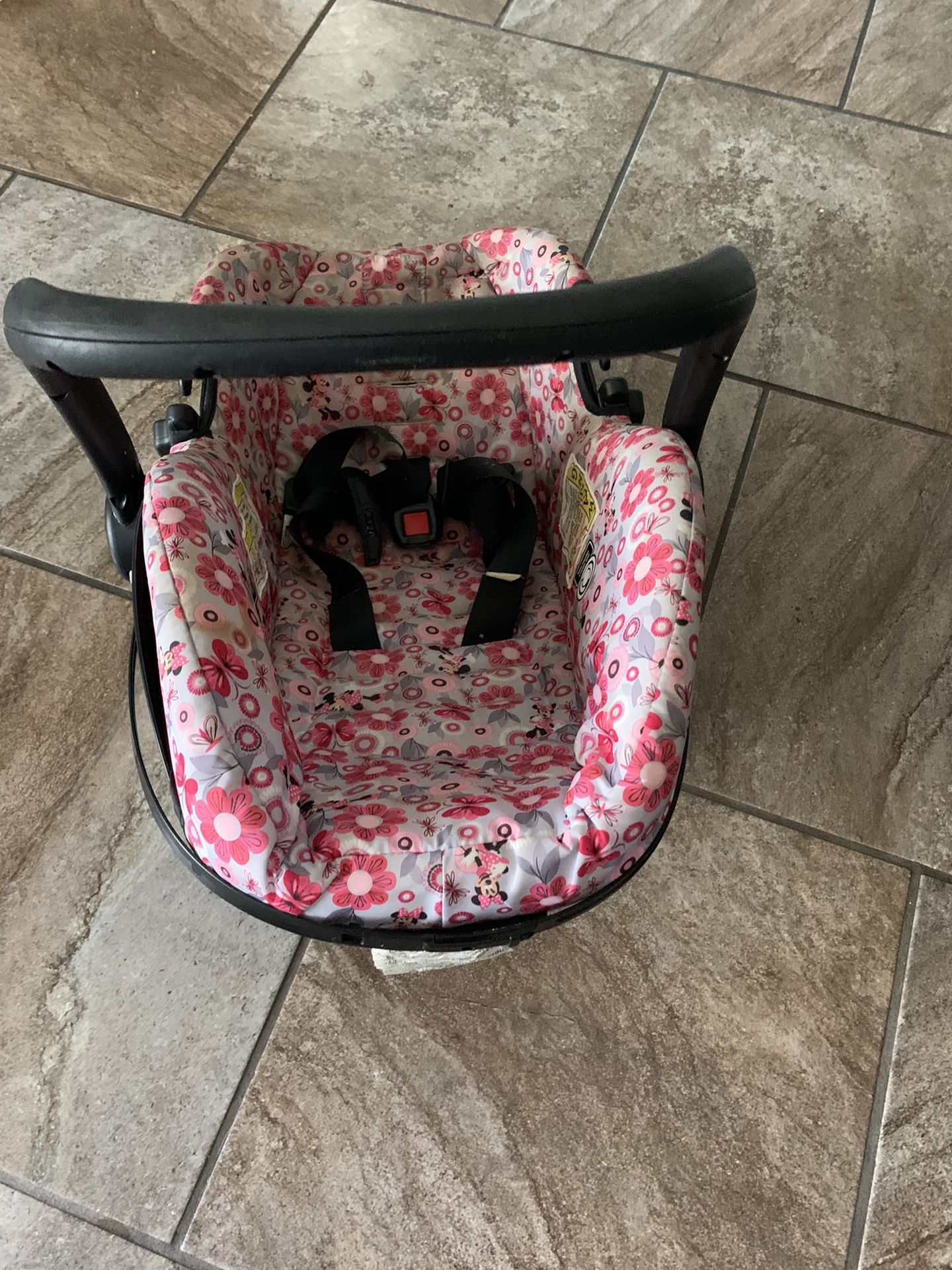 Minnie Mouse Car Seat and stroller