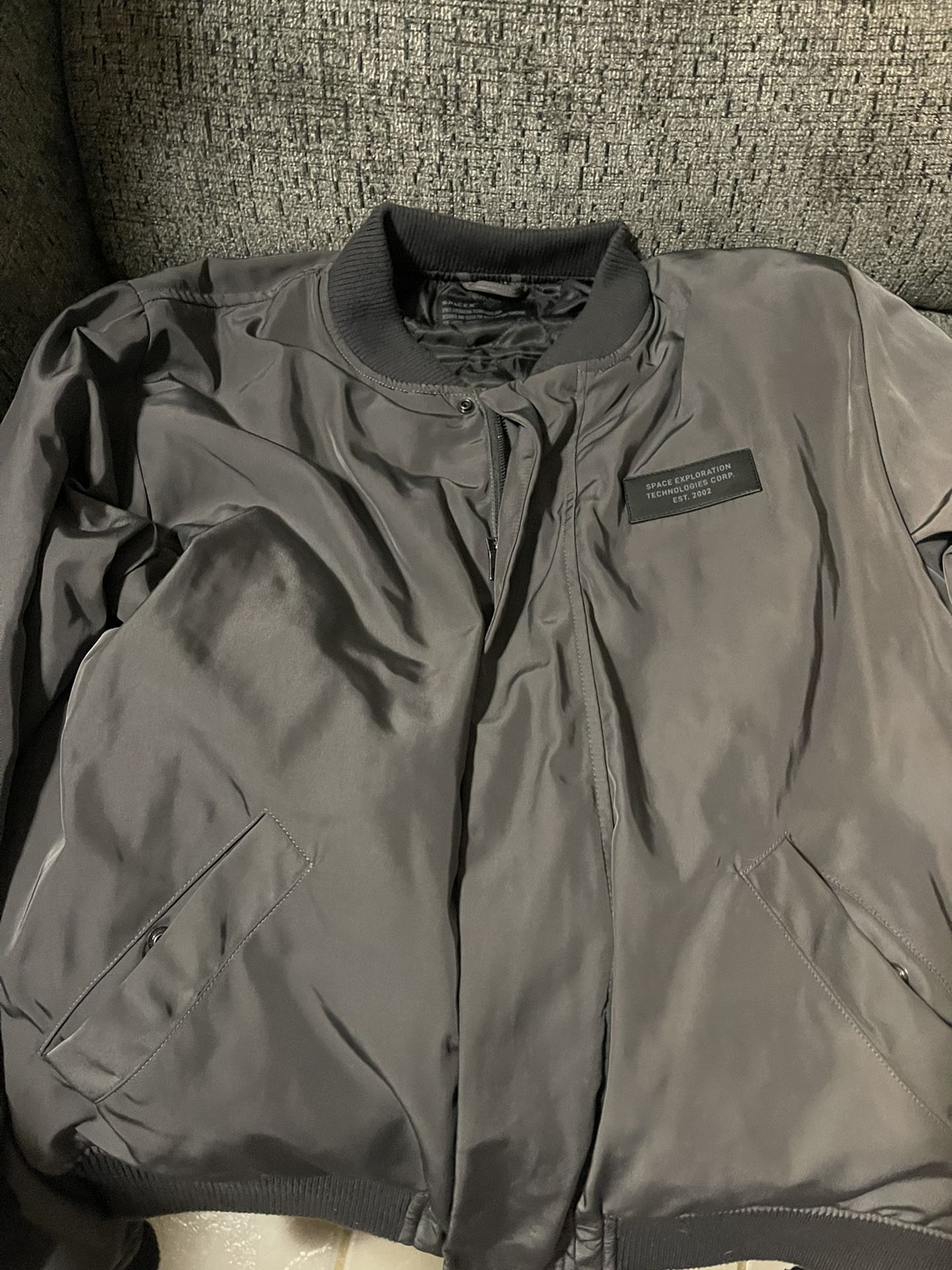 Limited Edition SpaceX Bomber Jacket Space Gray size: Large