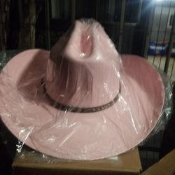 Ladies Pink Cowboy Hat Thumbnail