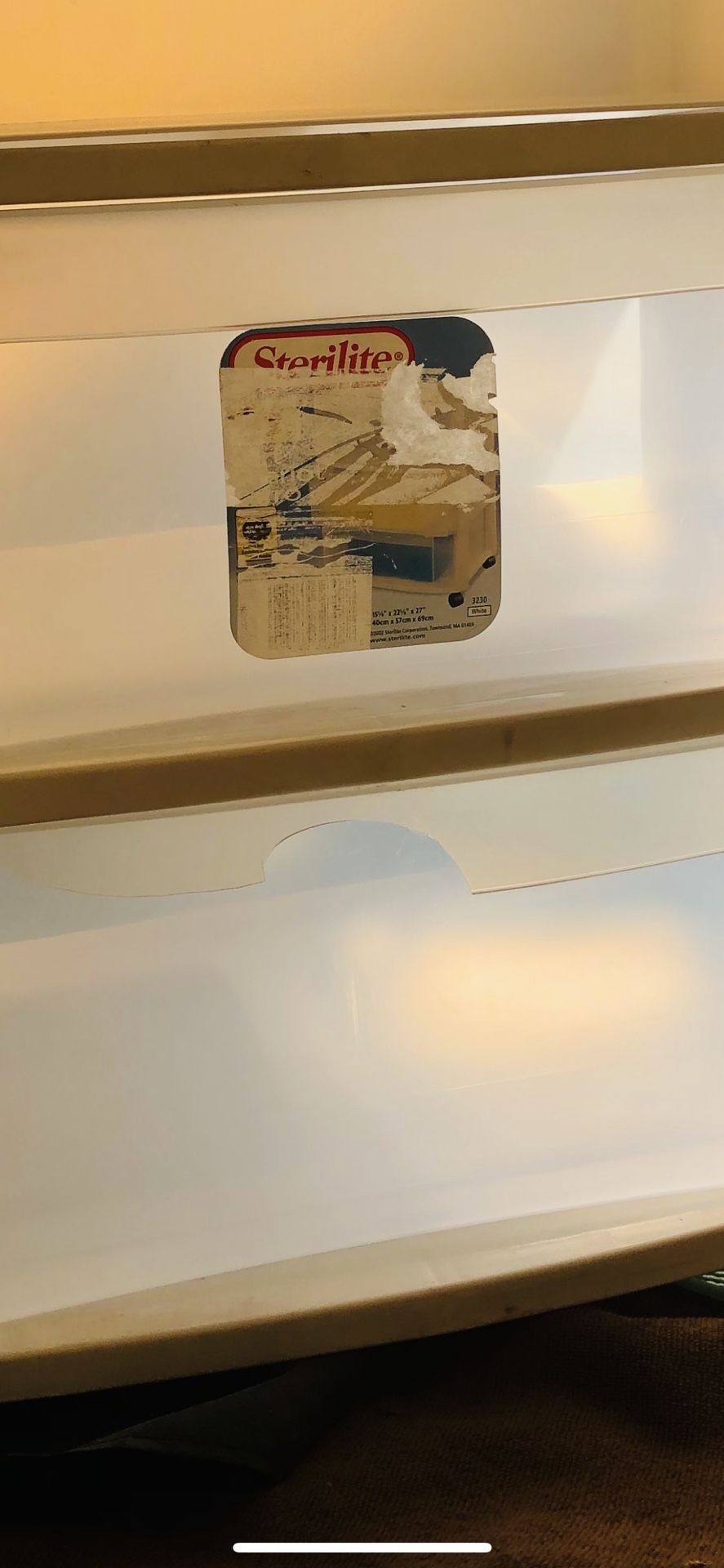 Plastic Container (3 Drawers)$10