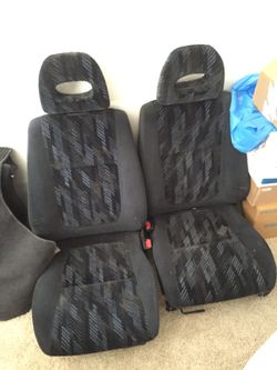 Integra Gsr Seats Cloth Confetti Full Set For Sale In San Diego Ca Offerup