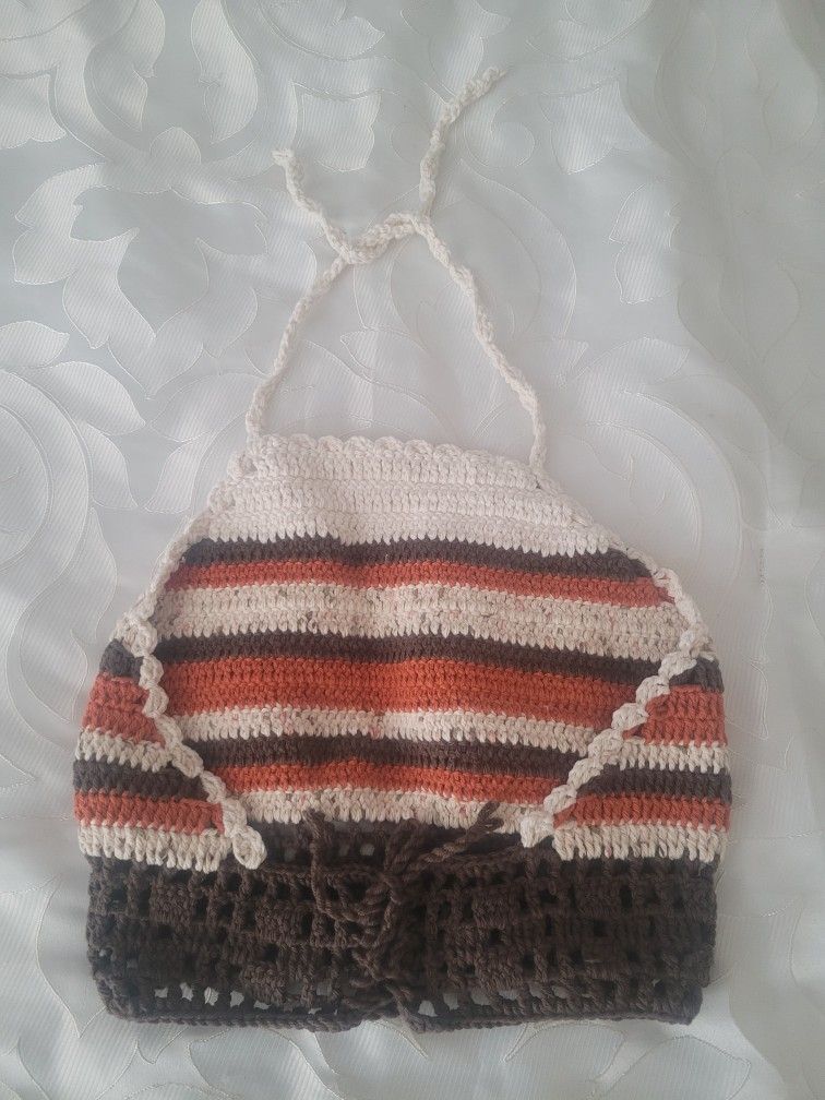 New Little Girls Knitted Halter Top