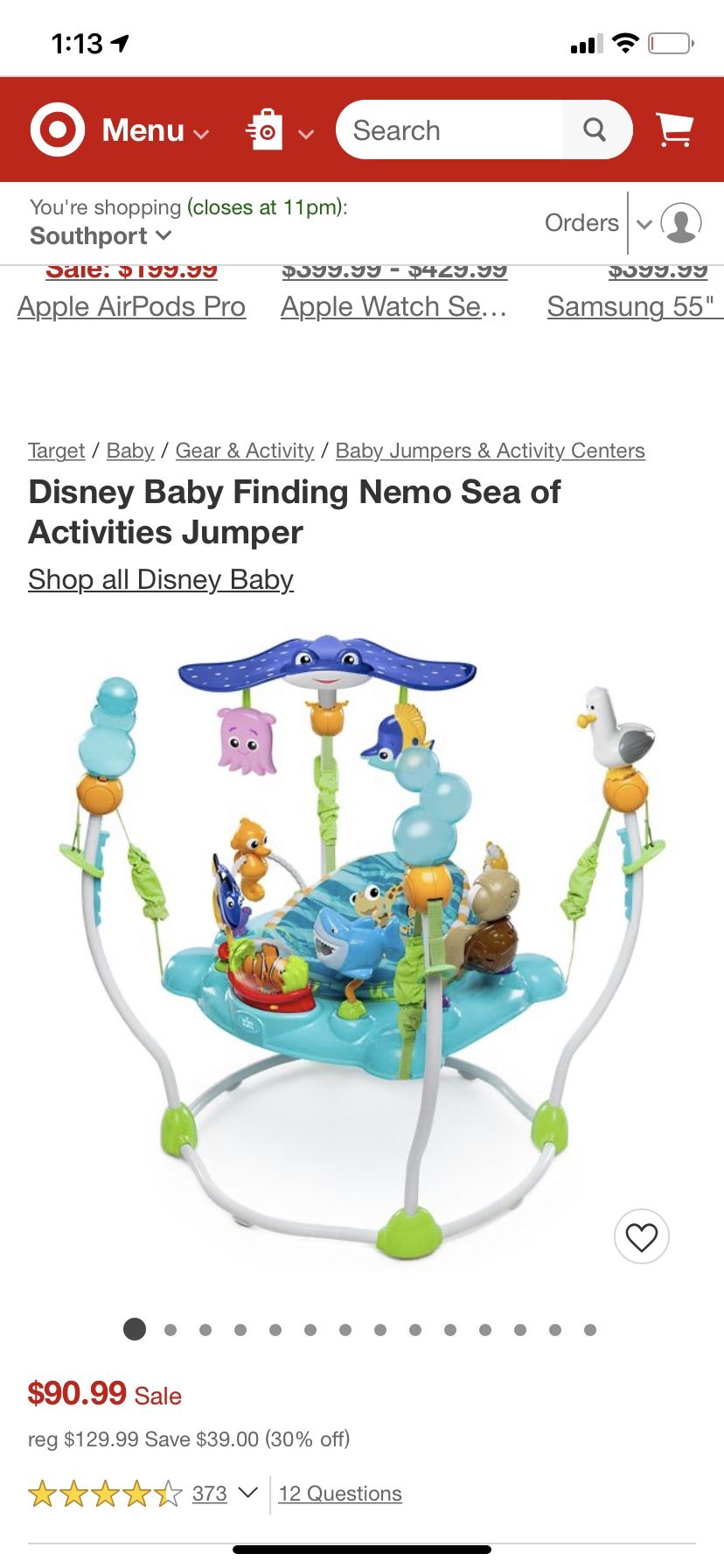 Finding Nemo Jumperoo
