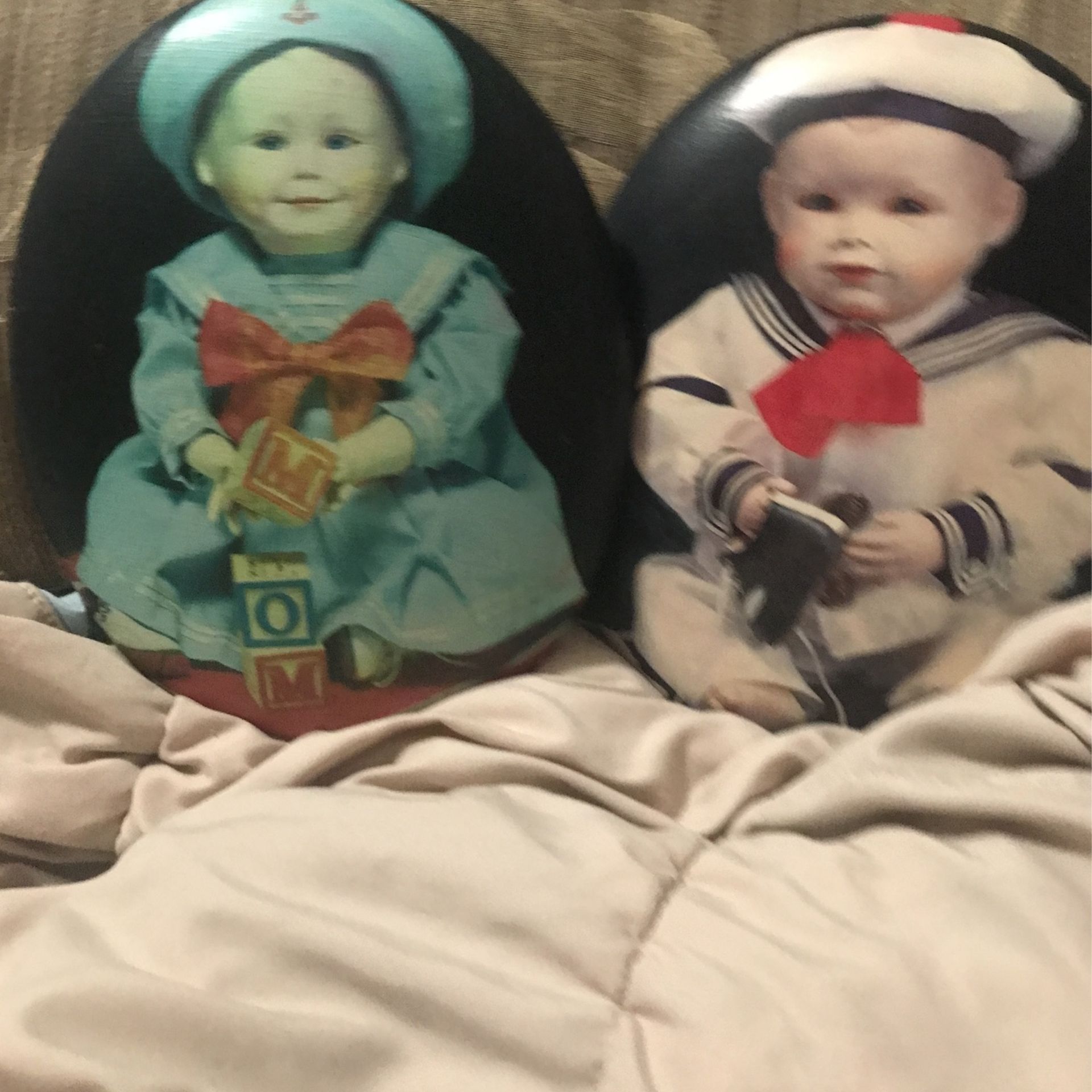 Adorable !! Precious ! Cute! Matching Boy & Girl Placks