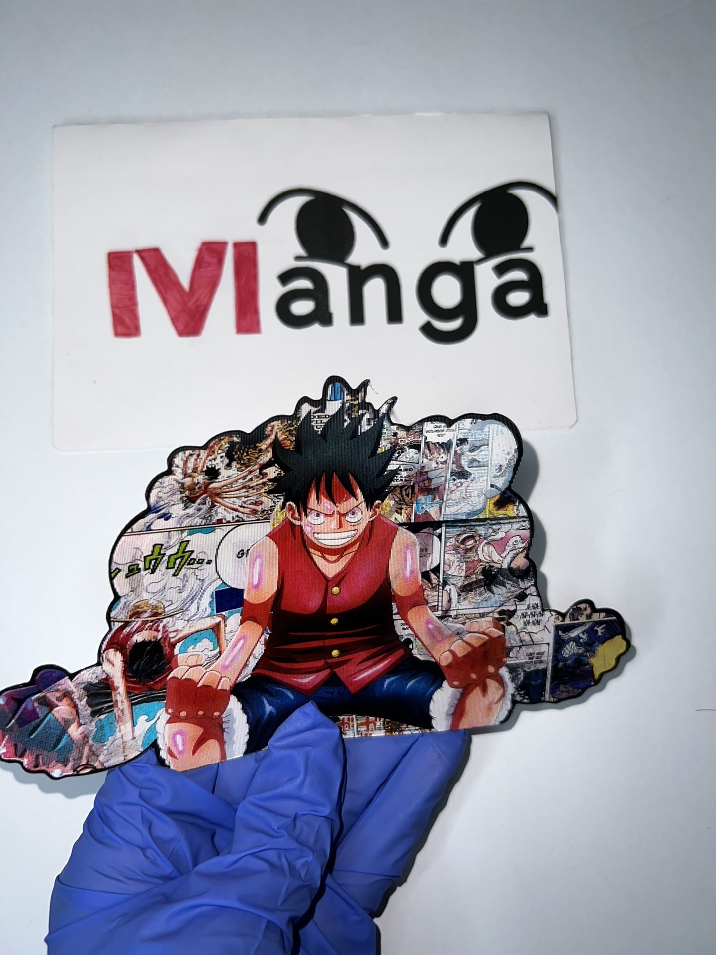One Piece Lufy 3D Sticker