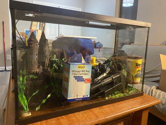 29 Gallon Fish tank with other items Thumbnail