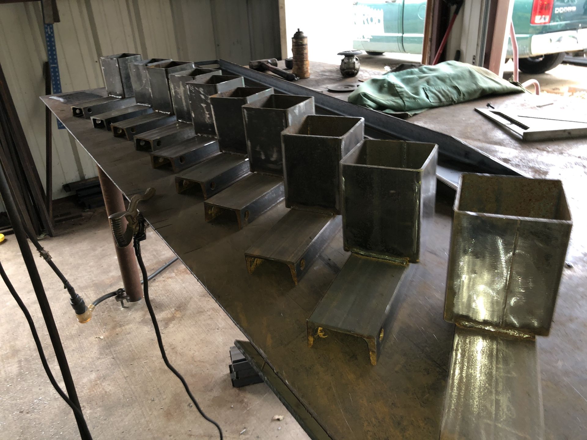 Pipe Stake DUNNAGE HOLDER w/ Safety Pin Hole for Hotshot/Flatbed