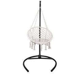 TheirNear Hanging Chair with Stand for Bedroom, Indoor Hammock Swing Chair Thumbnail