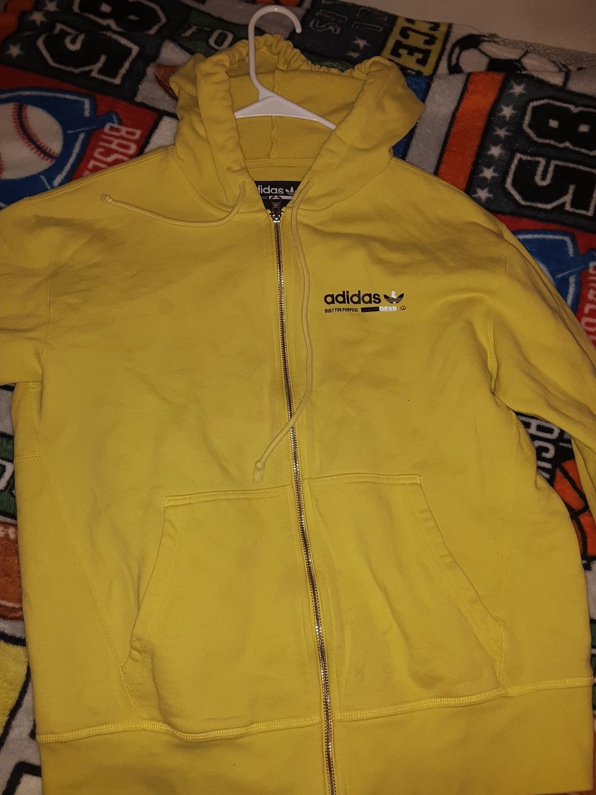 Yellow Adidas Hoodie
