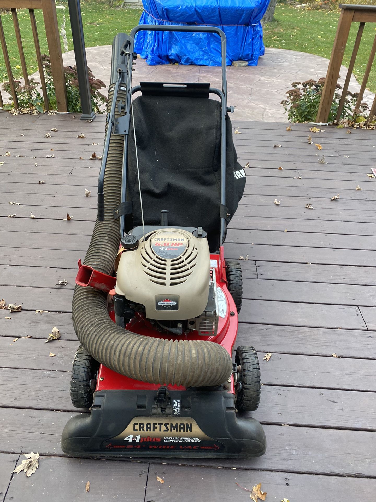 Craftsman Yard 4:1 Machine -Vacuum/Mulcher/Blower/Chipper