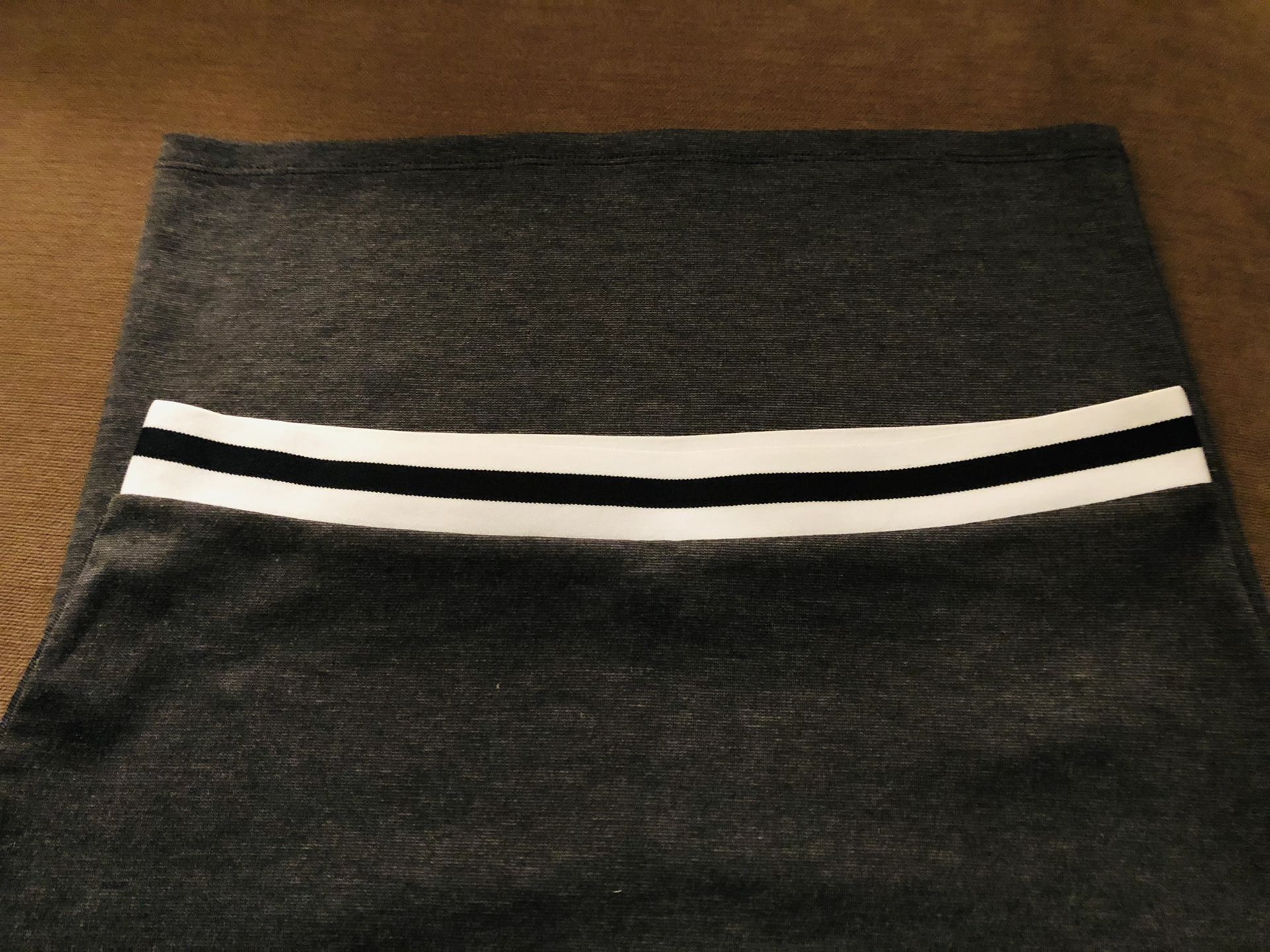 Gray Pencil Skirt