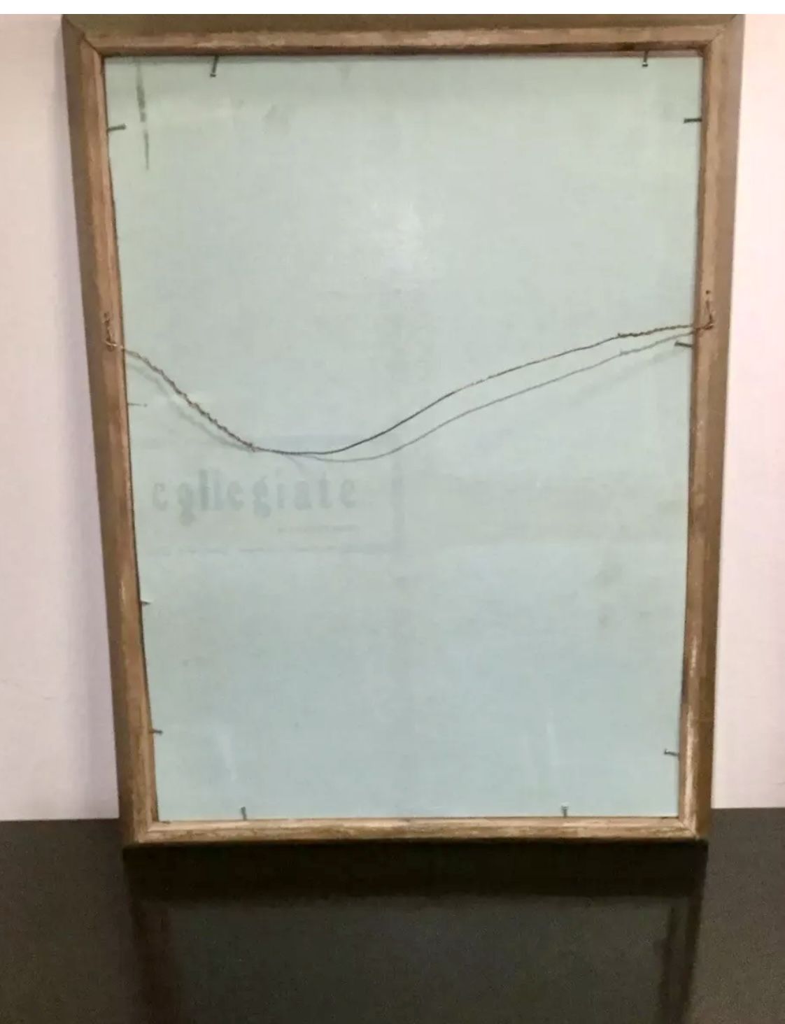 Vintage RARE Original Painting Official Manager