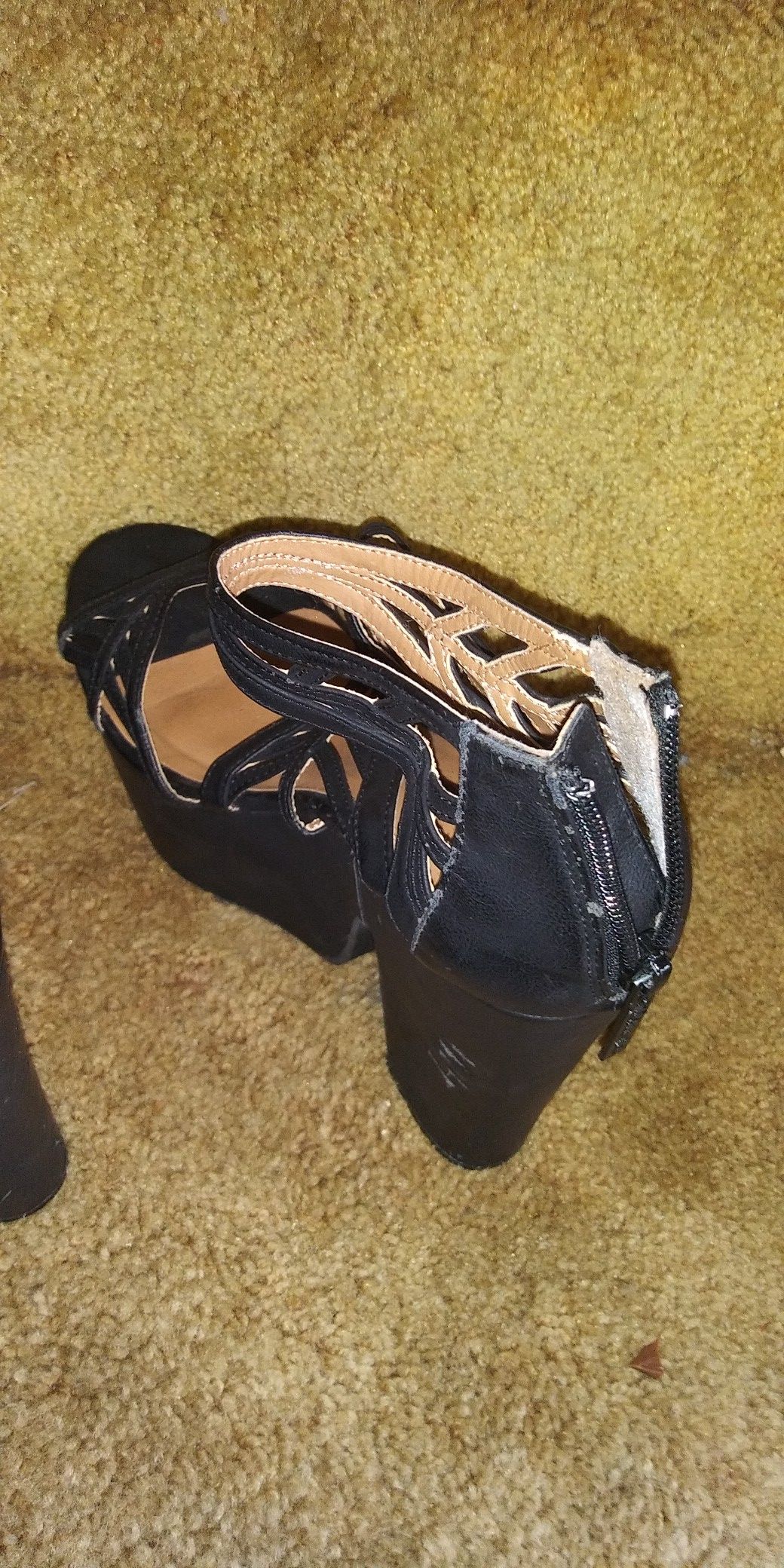 Black high heels