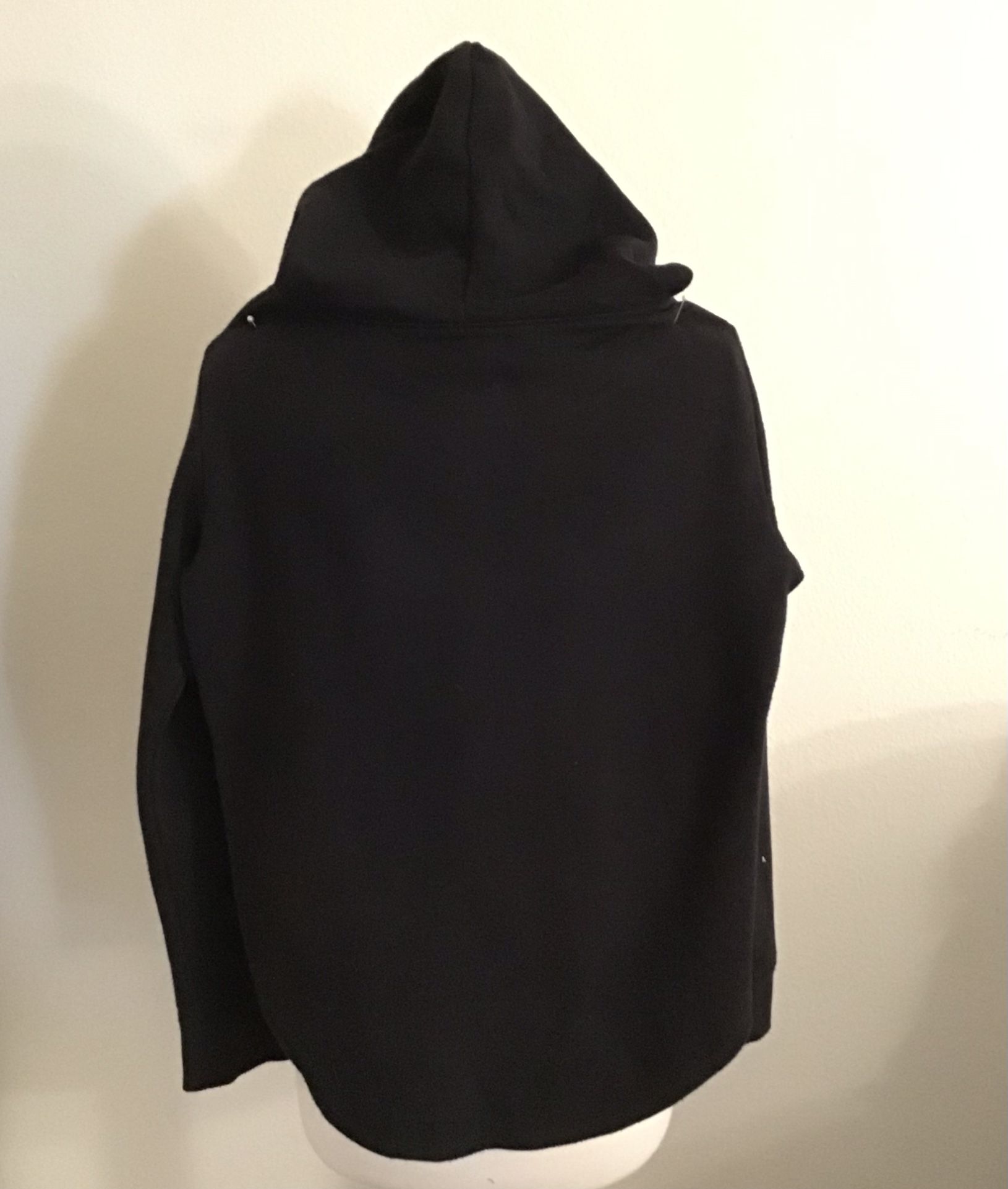 GIRLS BLACK HOODIE SIZE 12