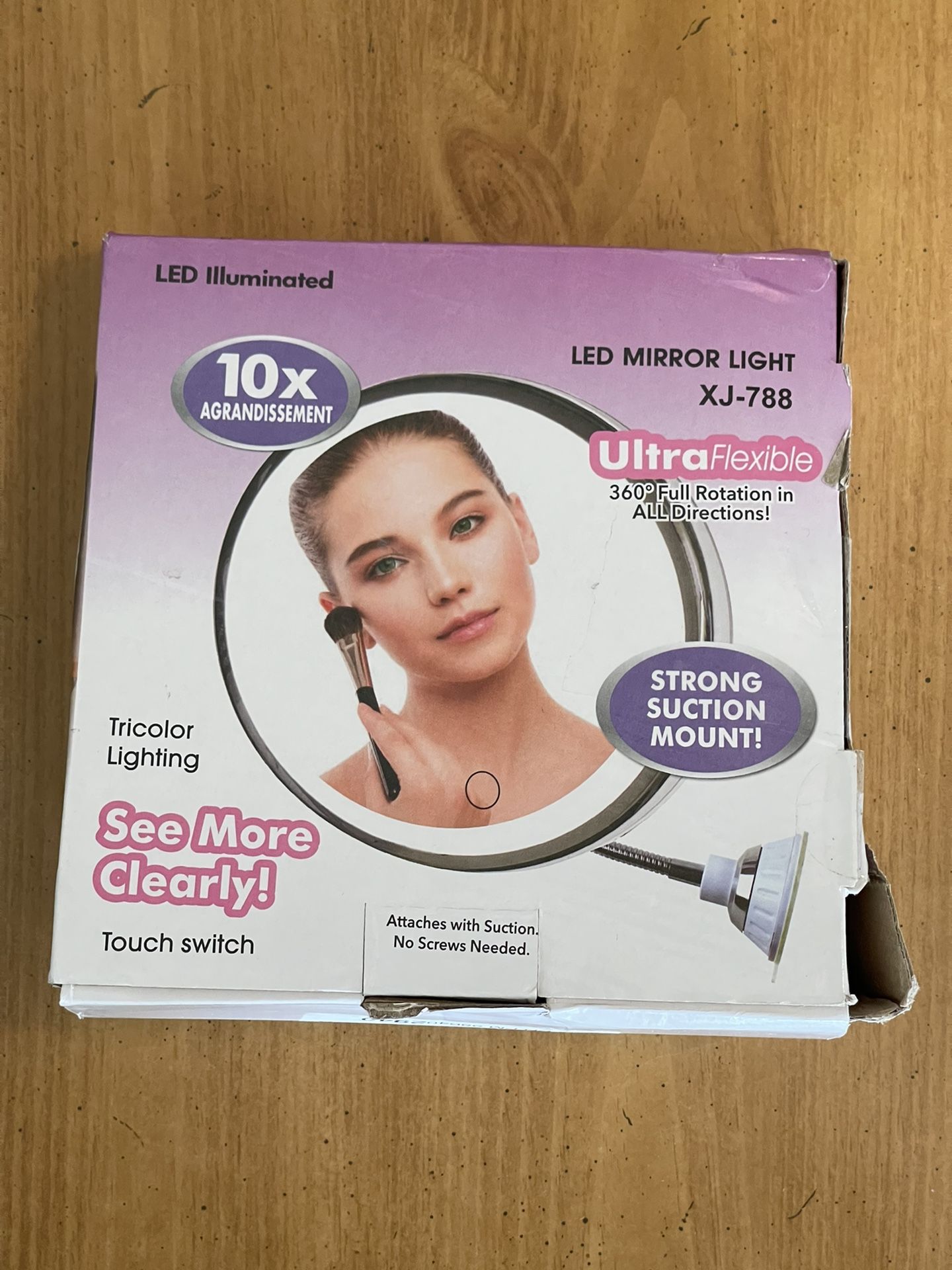 LED Illuminated Ultra Flexible Mirror & USB Interface