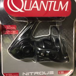 New! Quantum Red Fishing Reel Never Used   Thumbnail