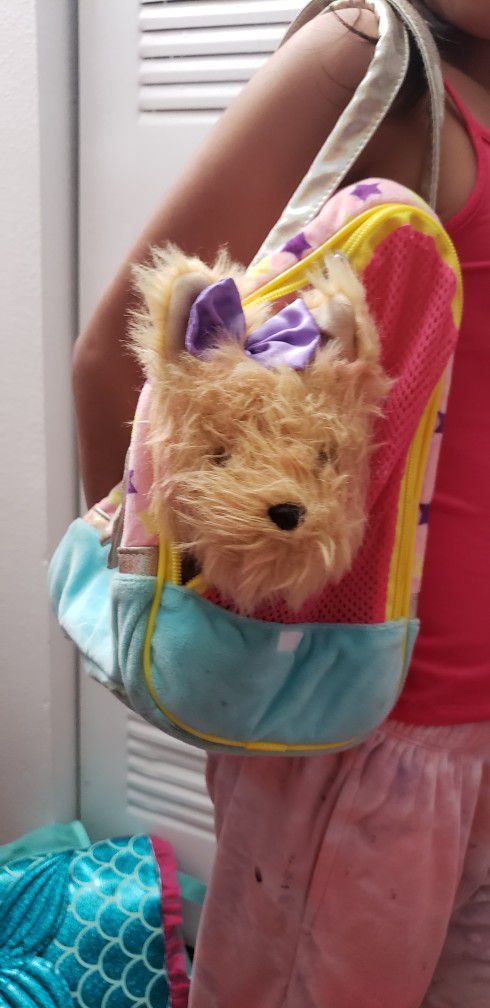 Jojo Siwa Dog And Carrying Bag 