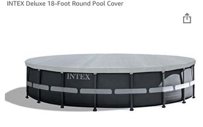 INTEX Deluxe 18-Foot Round Pool Cover Thumbnail