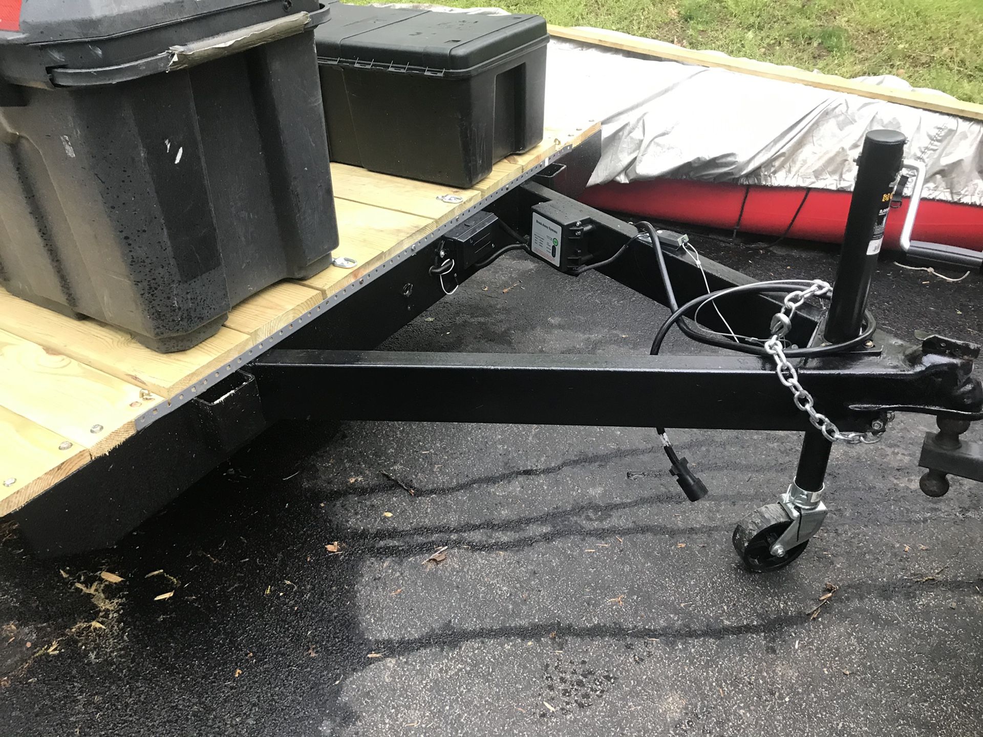 6x12 Flatbed Stake Trailer 3500lbs