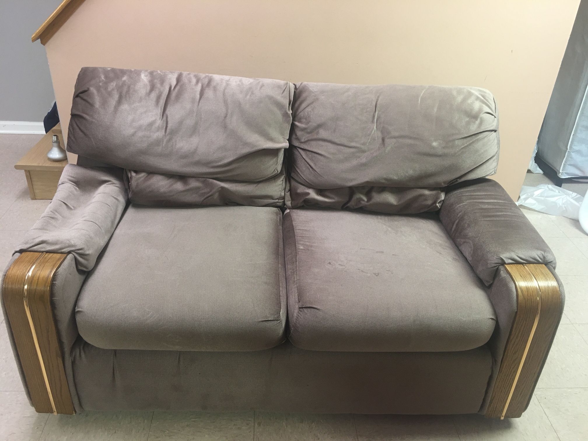 2 Couches: 3 Seat (with Bed) And 2 Seat