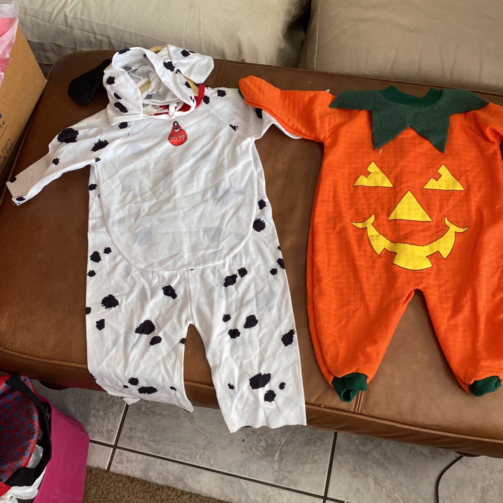 101 dalmatians/pumpkin costume/pretend play