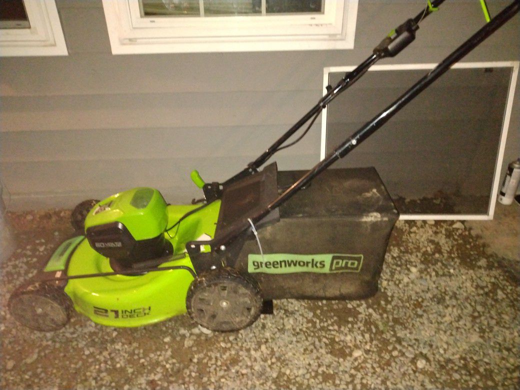 Greenworks Pro Battery Powered Lawn Mower