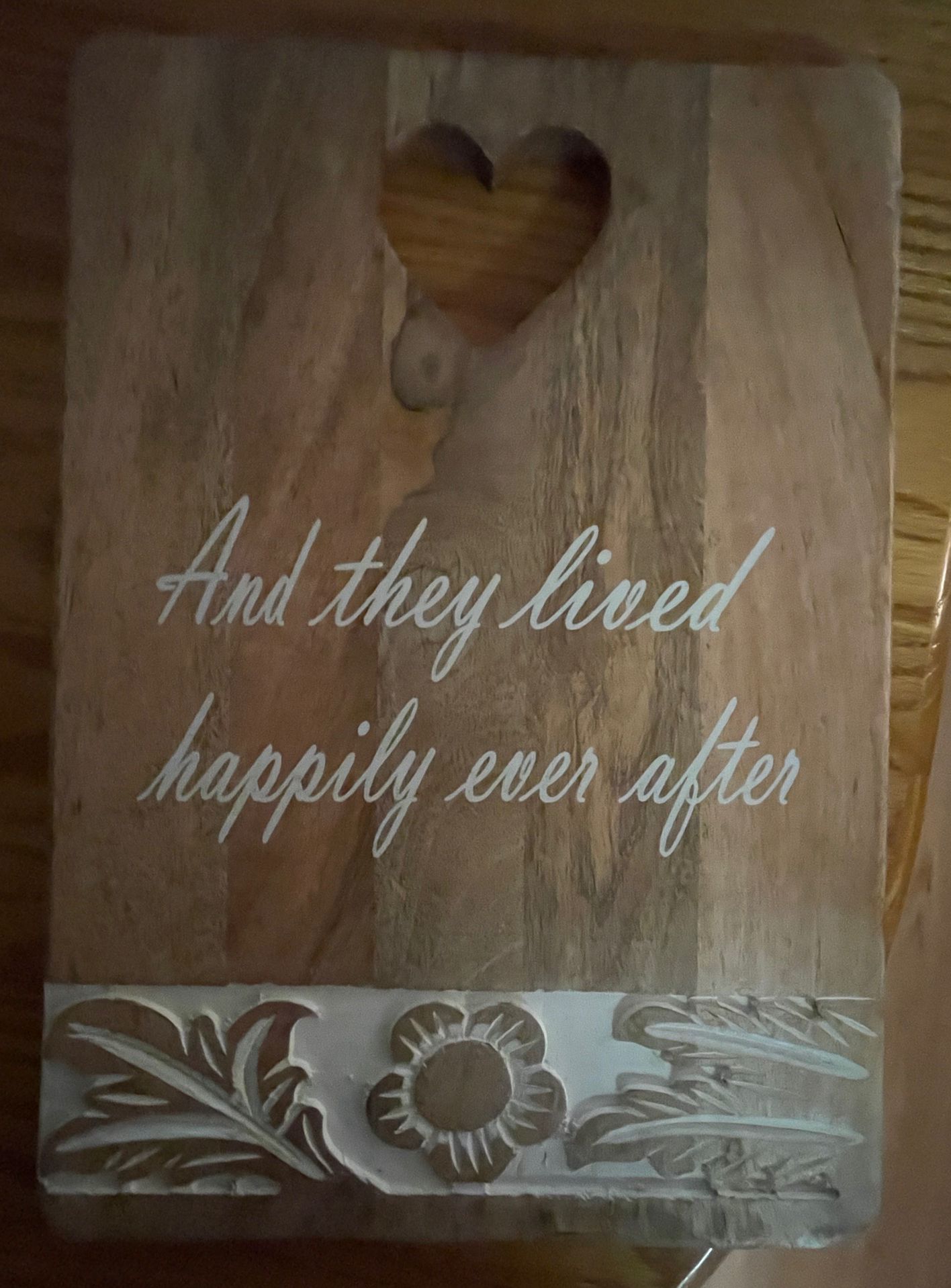 Happily Ever After Sign (brown)