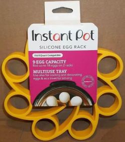 NEW - Instant Pot Silicon Egg Rack for Pressure Cookers Thumbnail