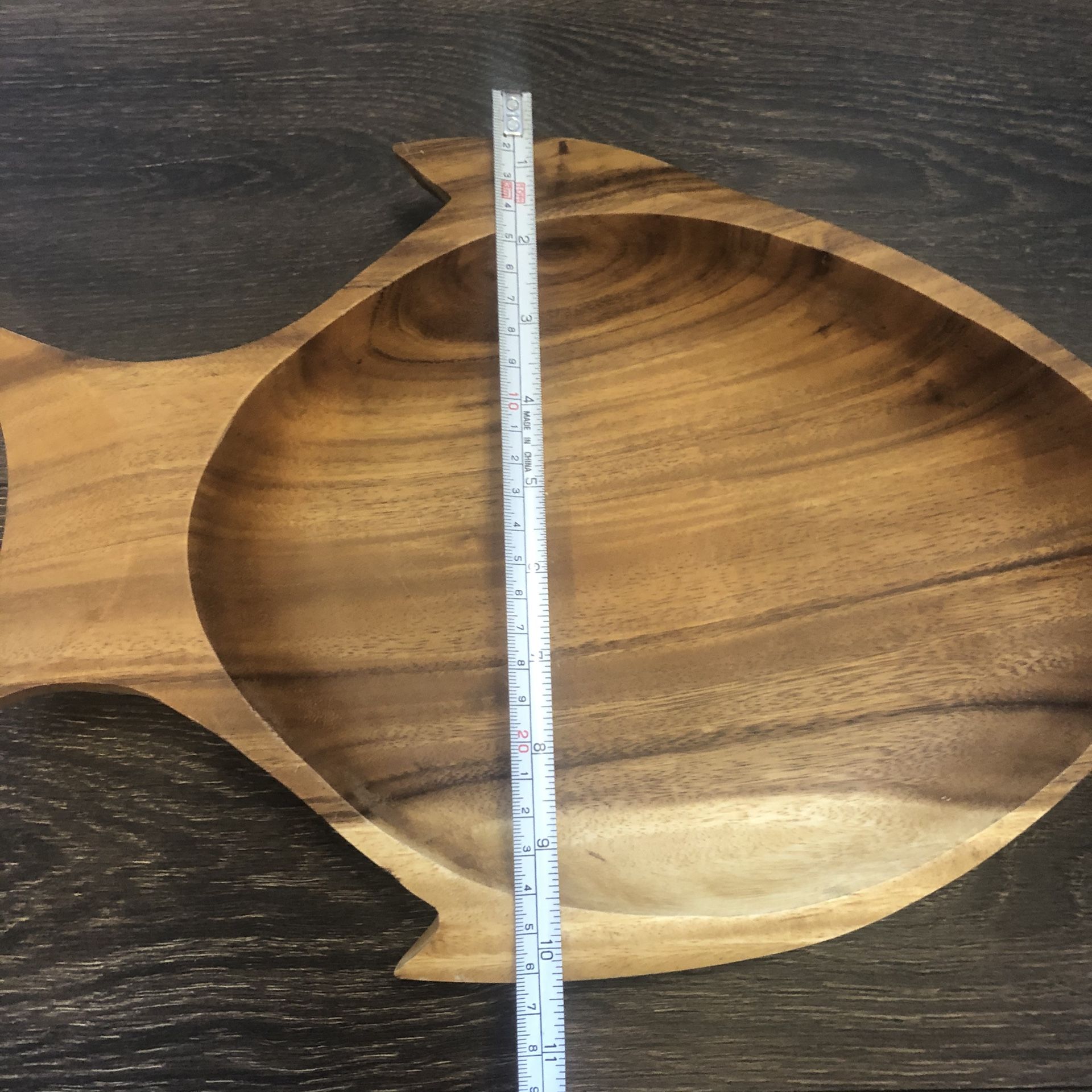 Wooden carved Fish Bowl