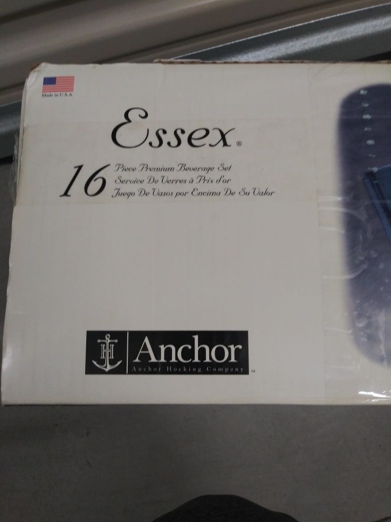Anchor Essex 16 Piece Glassware set