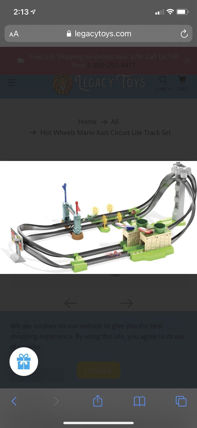 Toys ,a race. Mariokart