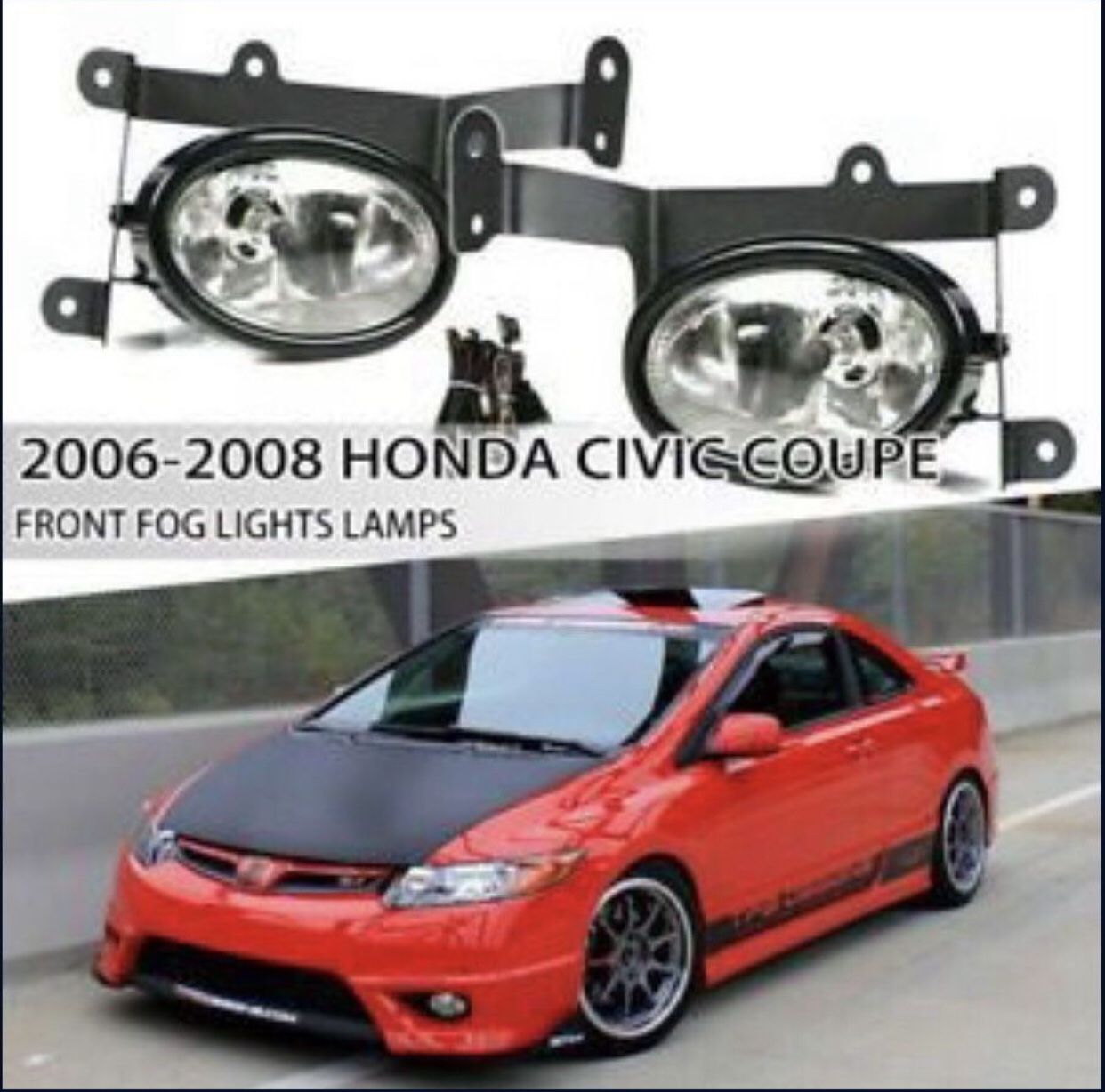 Honda Civic 2D 2006-2008 Fog Lights