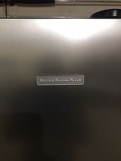 Kitchen aid stainless steel refrigerator Thumbnail