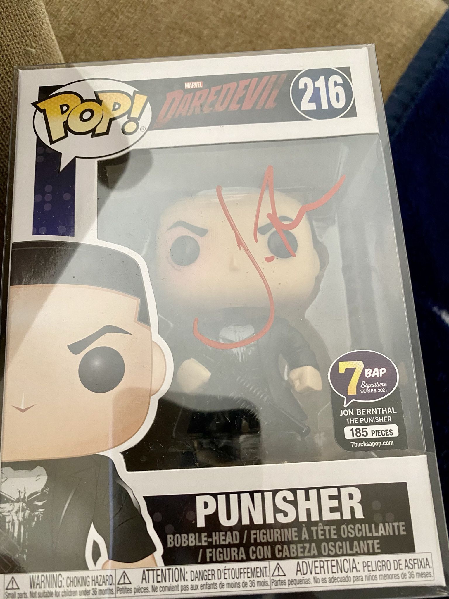 Punisher Funko Pop Autographed