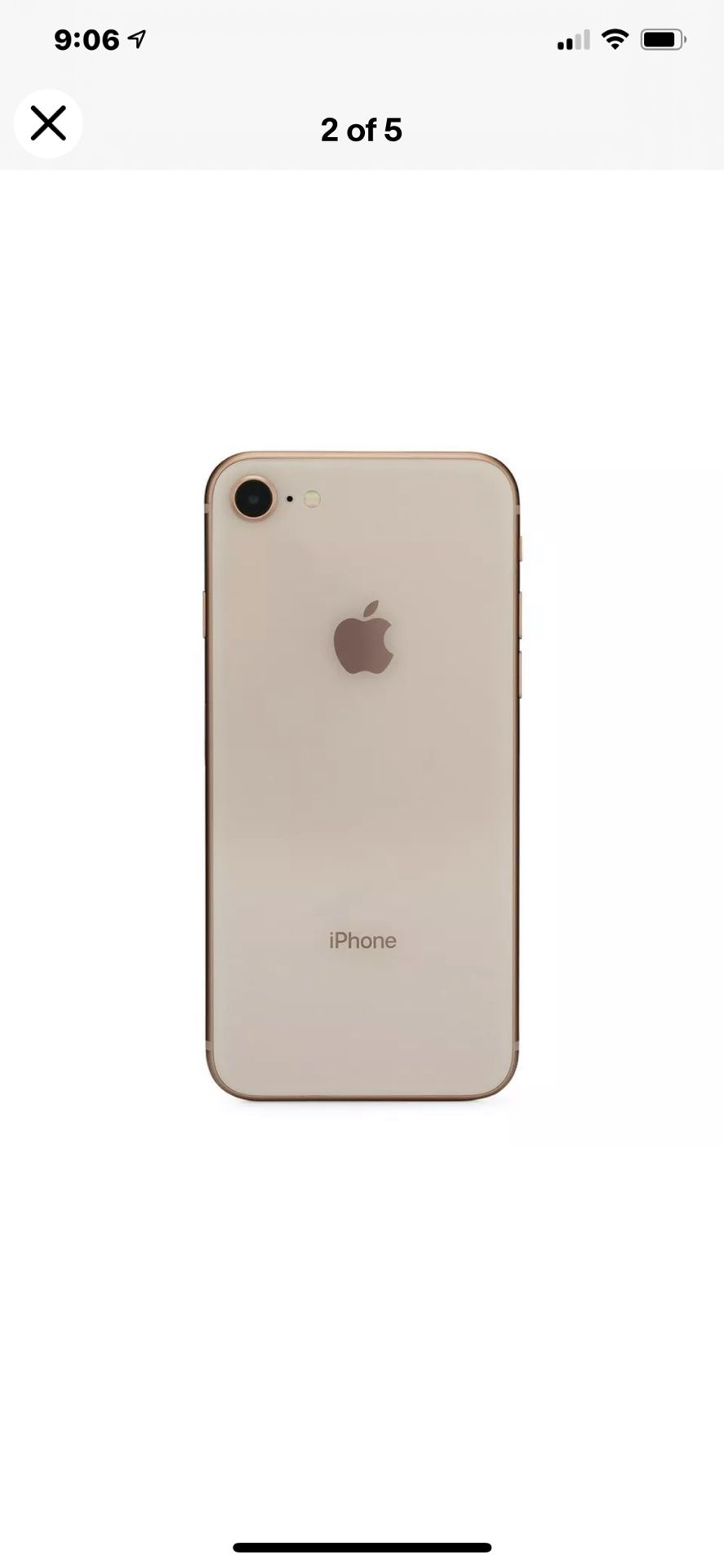 Apple iPhone 8 64GB GSM Unlocked AT&T T-Mobile Very Good Condition - Like New $300