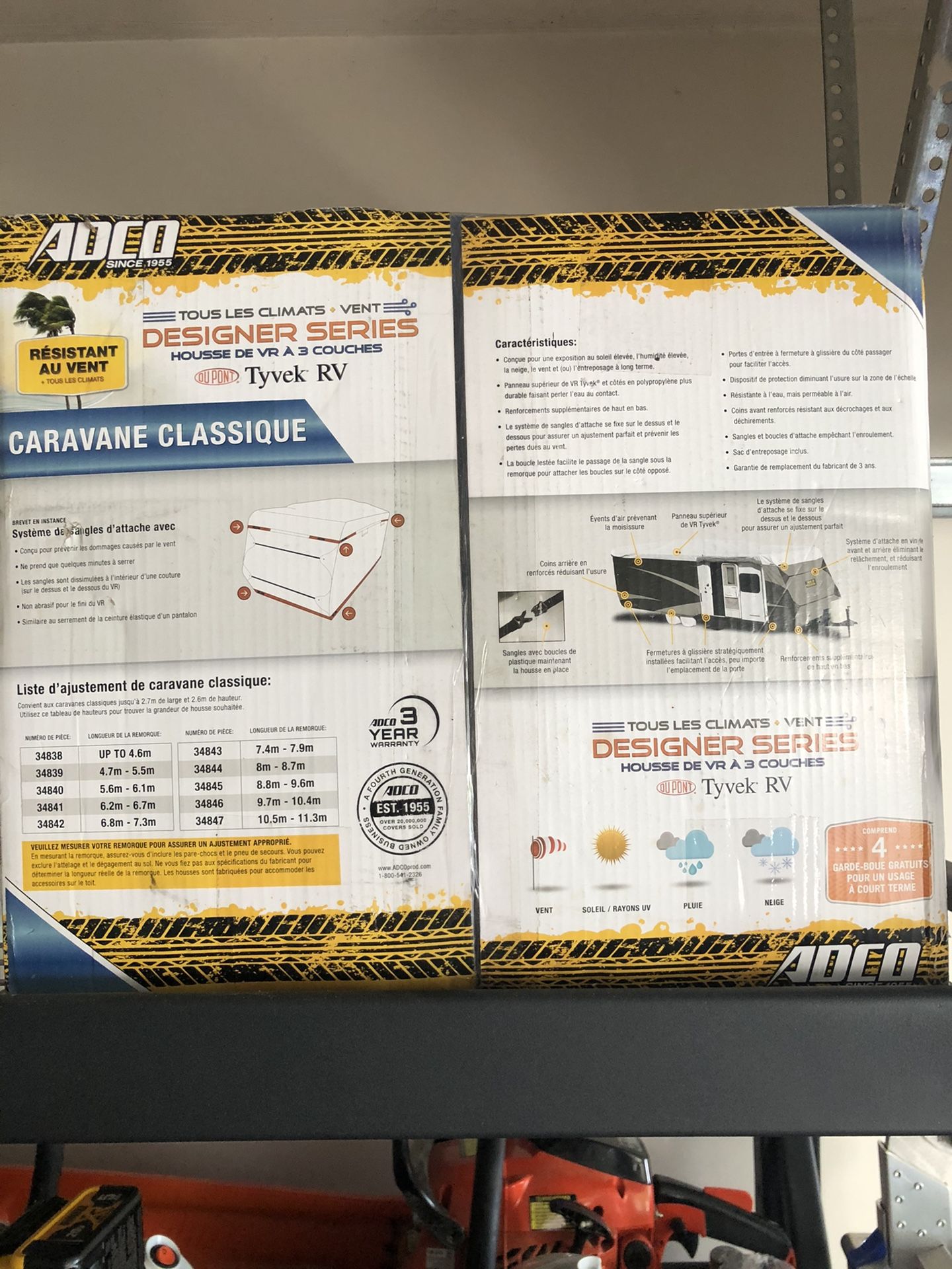RV Travel trailer cover new in box