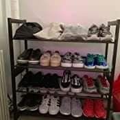 3-Tier Metal Shoe Rack Shelf Storage Organizer, 12 Pair