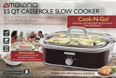 BRAND NEW AMBIANO Slow Cooker Thumbnail