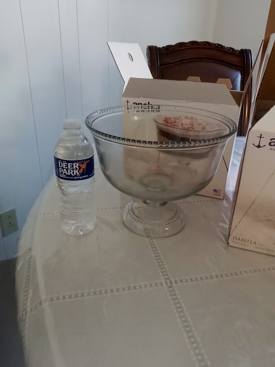 Anchor Hocking Company Isabel Large Trifle