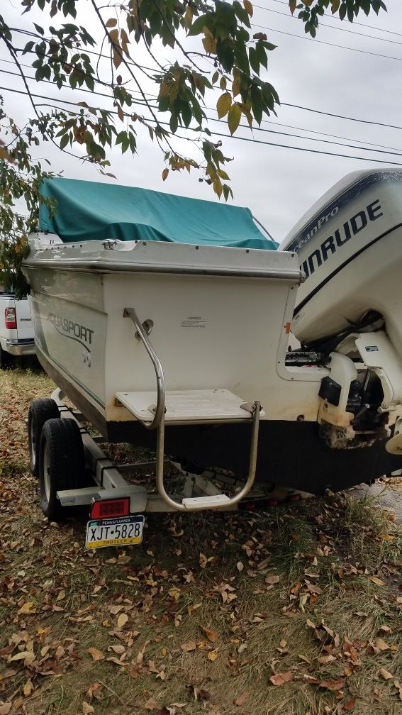 97 aquasport outboard motor 200 horsepower Evinrude