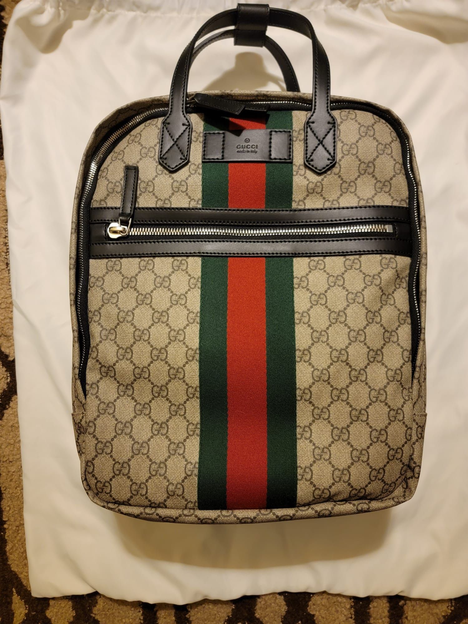 Gucci Web Backpack