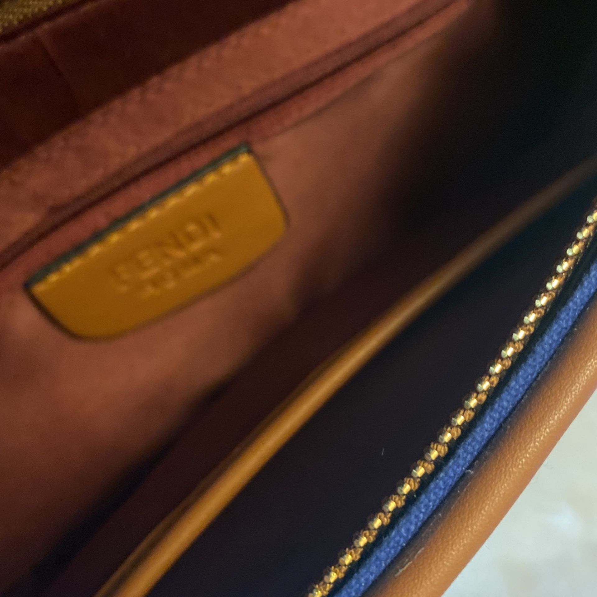 Fendi Clutch Purse-smaller type- (royal Blue In Color) Made In 🇮🇹