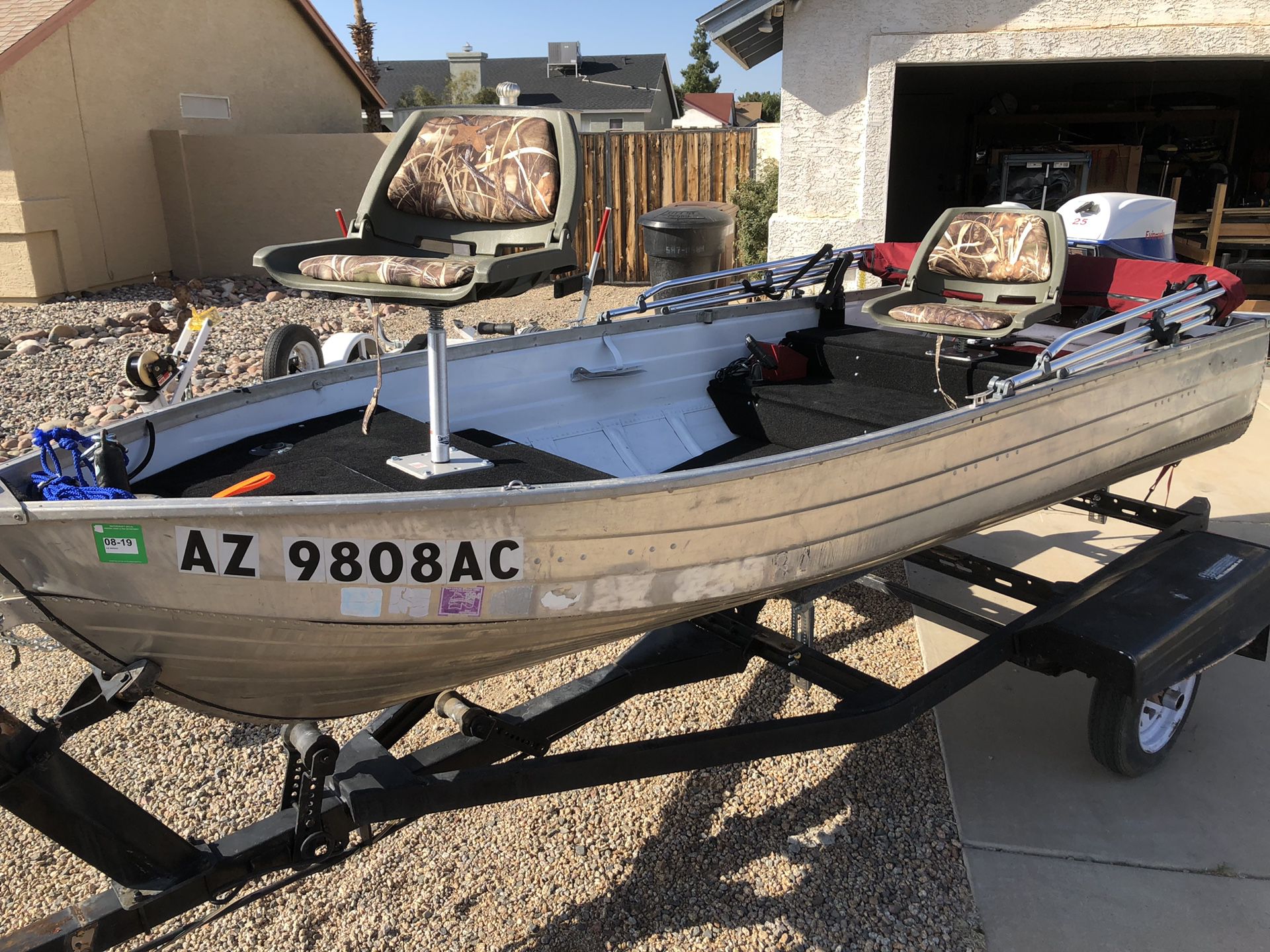 12 Mirrocraft Aluminum Fishing Boat For Sale In Peoria Az Offerup